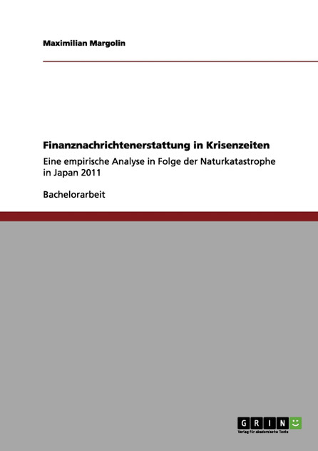 Finanznachrichtenerstattung in Krisenzeiten Finanznachrichtenerstattung in Krisenzeiten
