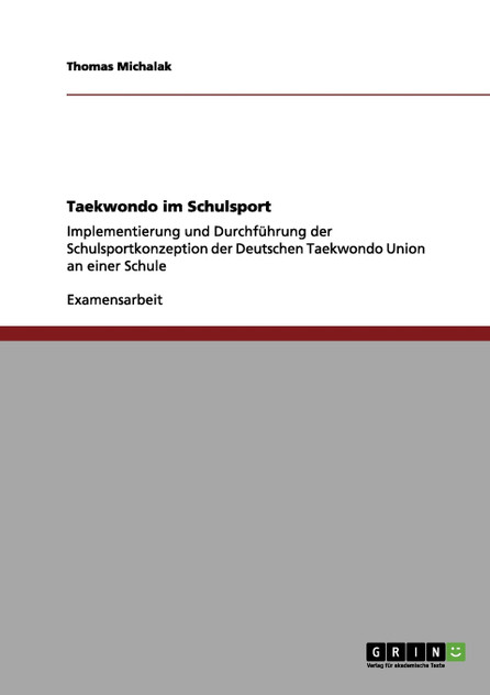 Taekwondo im Schulsport Taekwondo im Schulsport