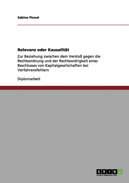 Relevanz oder Kausalität