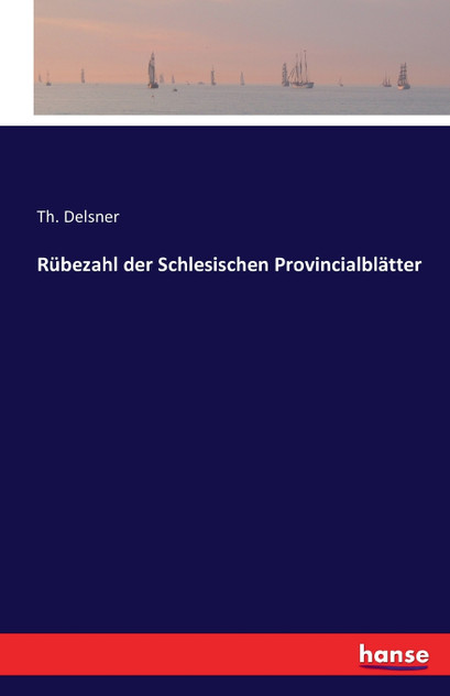Rübezahl der Schlesischen Provincialblätter Rübezahl der Schlesischen Provincialblätter