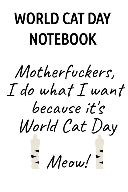 World Cat Day Notebook World Cat Day Notebook