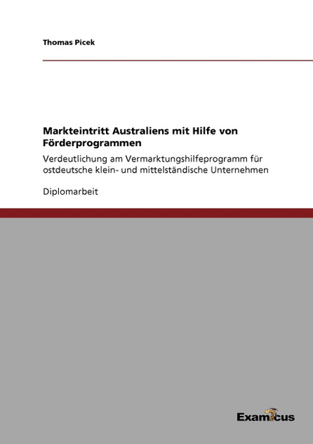 Markteintritt Australien mit Hilfe von Förderprogrammen