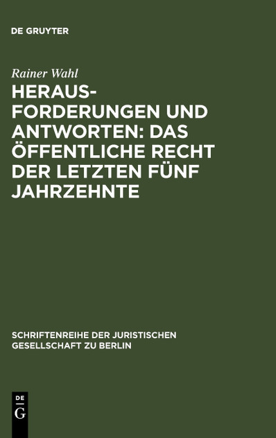 Herausforderungen und Antworten