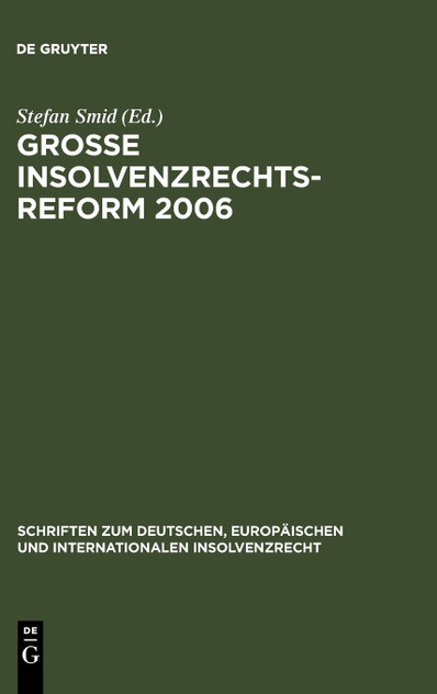 Große Insolvenzrechtsreform 2006