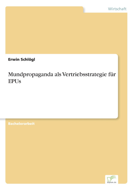 Mundpropaganda als Vertriebsstrategie für EPUs Mundpropaganda als Vertriebsstrategie für EPUs