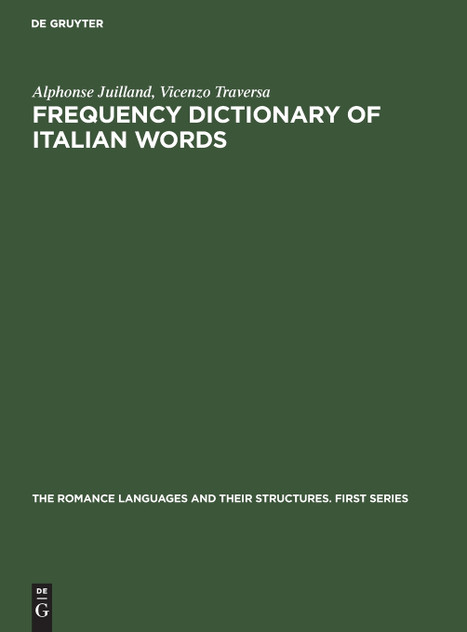 Frequency dictionary of Italian words Frequency dictionary of Italian words