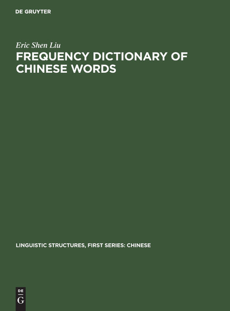 Frequency Dictionary of Chinese Words Frequency Dictionary of Chinese Words