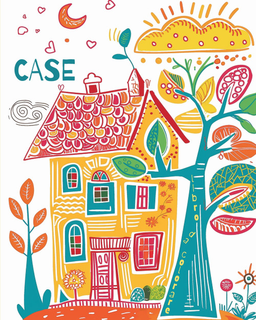 Case - Libro da colorare Case - Libro da colorare