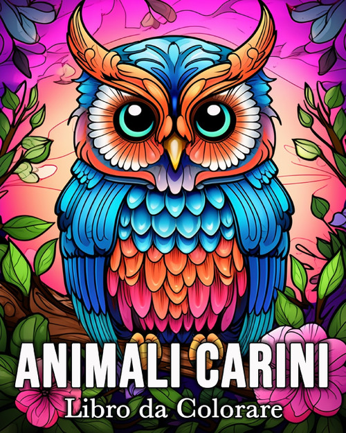 Animali Carini Libro da Colorare Animali Carini Libro da Colorare
