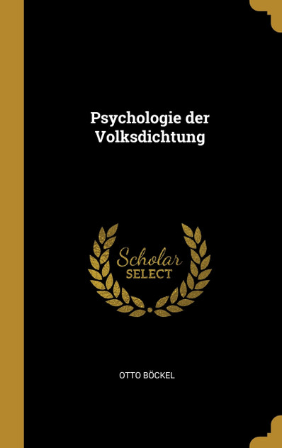 Psychologie der Volksdichtung