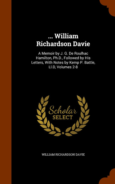 ... William Richardson Davie ... William Richardson Davie
