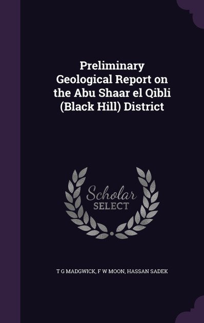 Preliminary Geological Report on the Abu Shaar el Qibli (Black Hill) District