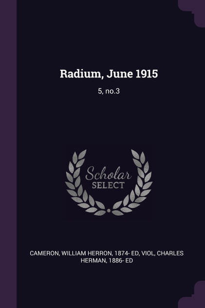 Radium, June 1915