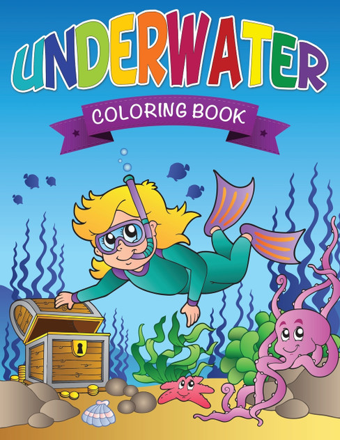 Underwater Coloring Books Underwater Coloring Books