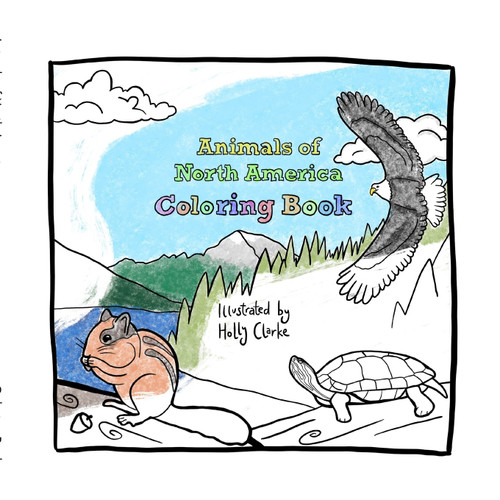 Animals of North America Coloring Book Animals of North America Coloring Book
