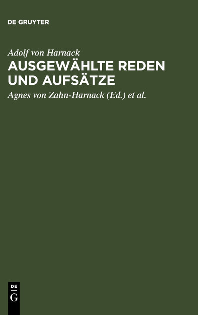 Ausgewählte Reden und Aufsätze Ausgewählte Reden und Aufsätze