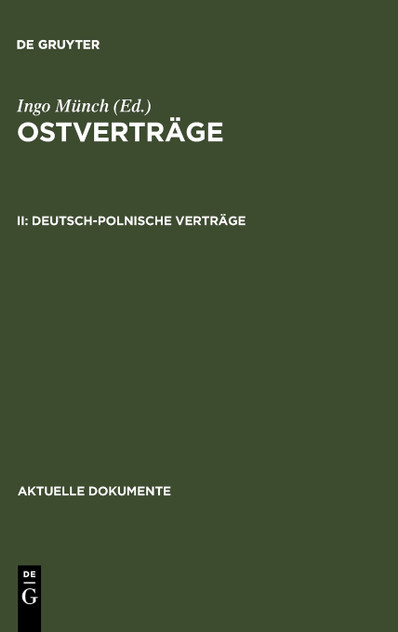 Deutsch-polnische Verträge Deutsch-polnische Verträge