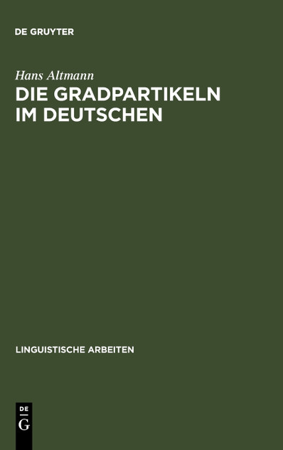 Die Gradpartikeln im Deutschen