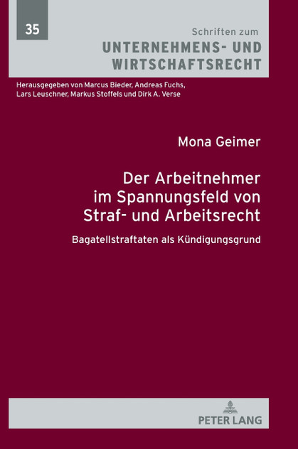 Der Arbeitnehmer im Spannungsfeld von Straf- und Arbeitsrecht Der Arbeitnehmer im Spannungsfeld von Straf- und Arbeitsrecht