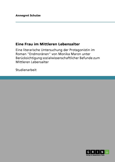 Eine Frau im Mittleren Lebensalter Eine Frau im Mittleren Lebensalter