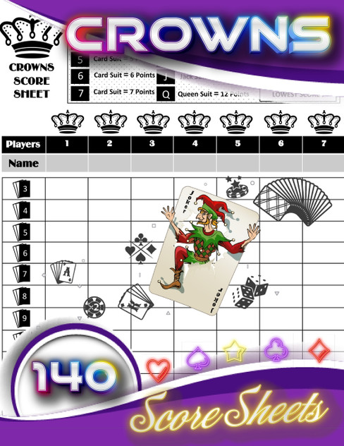 Crowns Score Sheet Crowns Score Sheet