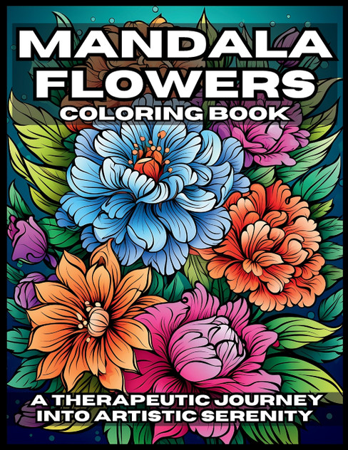 Mandala Flowers Coloring Book Mandala Flowers Coloring Book