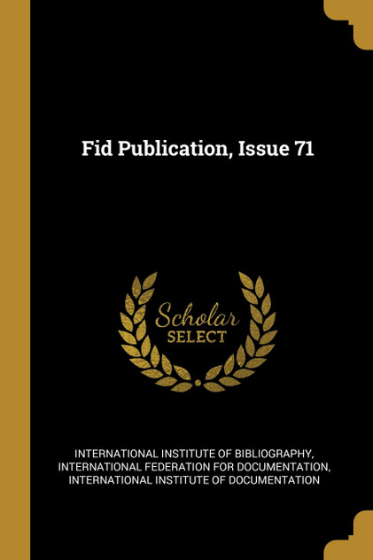 Fid Publication, Issue 71