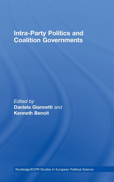 Intra-Party Politics and Coalition Governments Intra-Party Politics and Coalition Governments