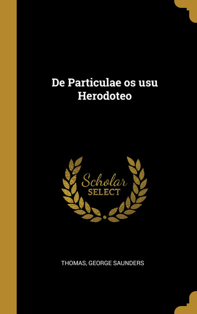 De Particulae os usu Herodoteo De Particulae os usu Herodoteo