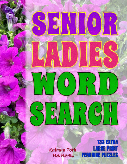 Senior Ladies Word Search Senior Ladies Word Search