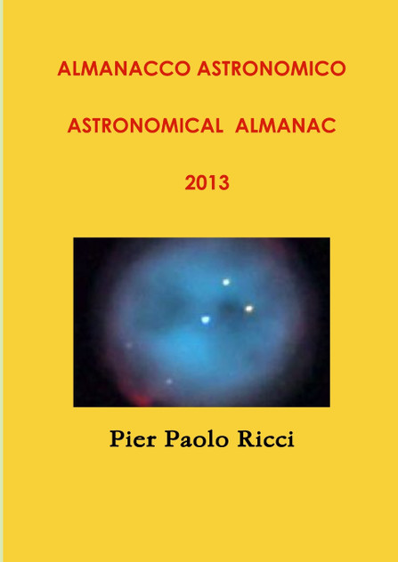 Almanacco astronomico 2013 Astronomical almanac 2013 Almanacco astronomico 2013 Astronomical almanac 2013