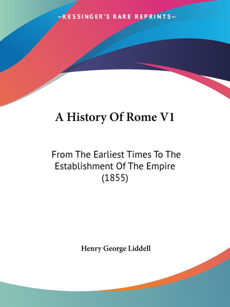 A History Of Rome V1