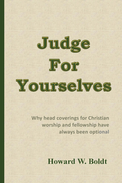 Judge For Yourselves Judge For Yourselves