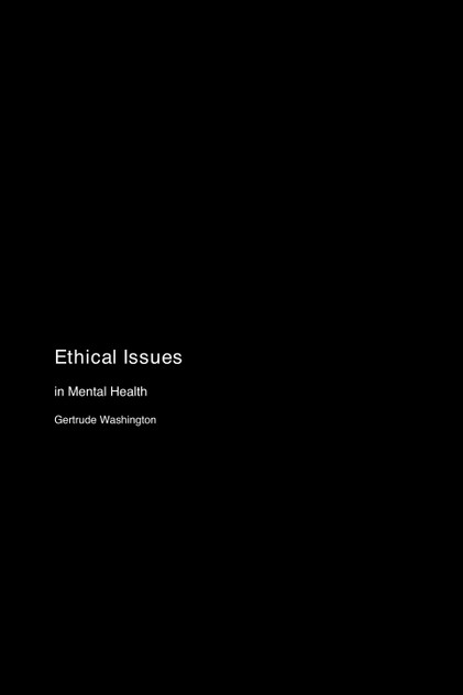 Ethical Issues Ethical Issues
