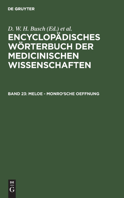 Meloe - Monro'sche Oeffnung