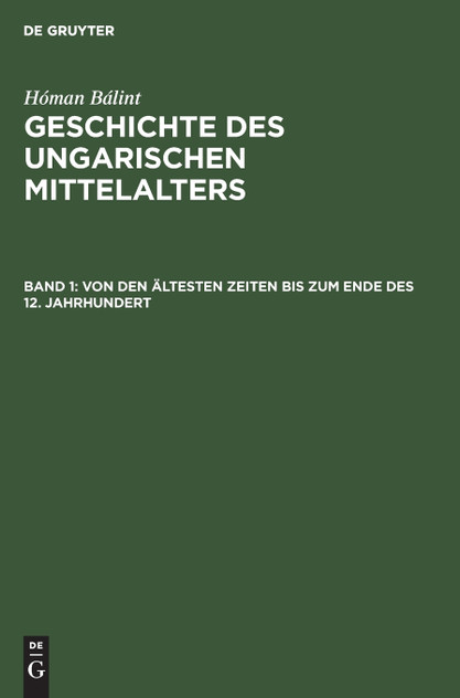 Von den ältesten Zeiten bis zum Ende des 12. Jahrhundert Von den ältesten Zeiten bis zum Ende des 12. Jahrhundert