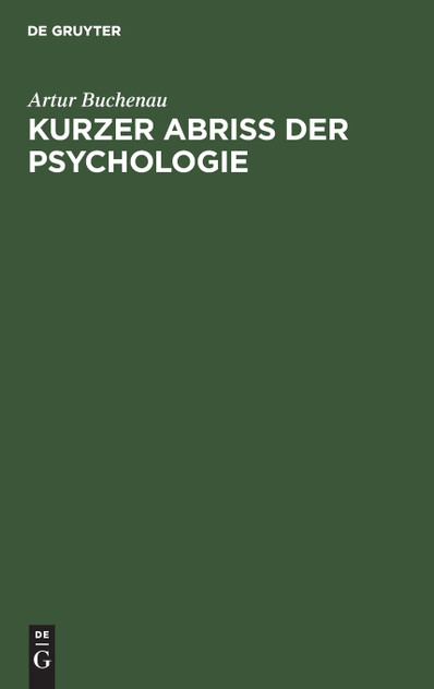 Kurzer Abriß der Psychologie