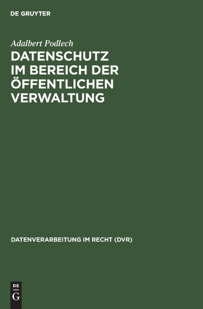 Datenschutz im Bereich der öffentlichen Verwaltung