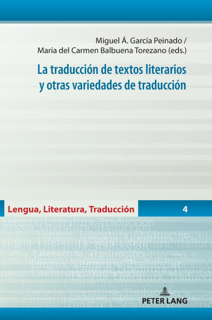 La traducción de textos literarios y otras variedades de traducción La traducción de textos literarios y otras variedades de traducción