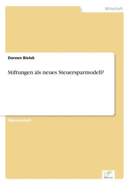Stiftungen als neues Steuersparmodell? Stiftungen als neues Steuersparmodell?