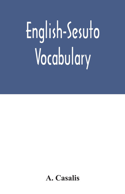 English-Sesuto vocabulary