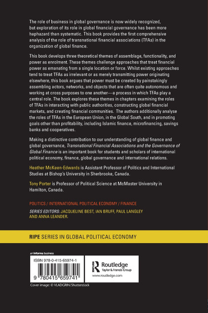 Transnational Financial Associations and the Governance of Global Finance