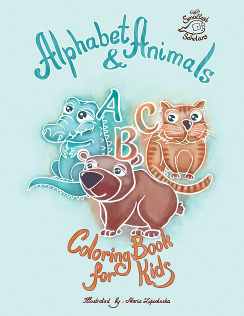 Alphabet & Animals coloring book for kids Alphabet & Animals coloring book for kids