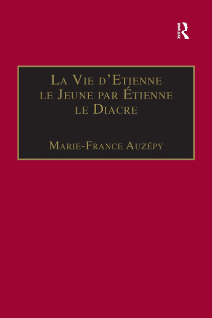 La Vie d'Etienne le Jeune par Étienne le Diacre