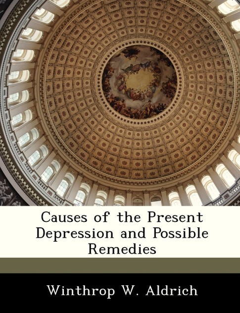 Causes of the Present Depression and Possible Remedies Causes of the Present Depression and Possible Remedies