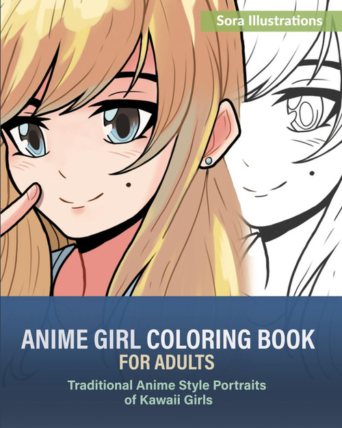 Anime Girl Coloring Book for Adults Anime Girl Coloring Book for Adults