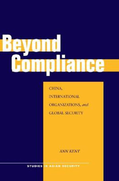 Beyond Compliance Beyond Compliance