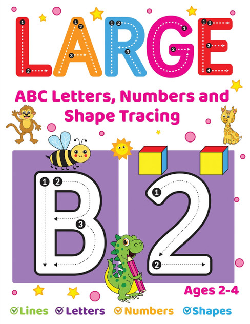 Large ABC Letters, Numbers And Shape Tracing Large ABC Letters, Numbers And Shape Tracing