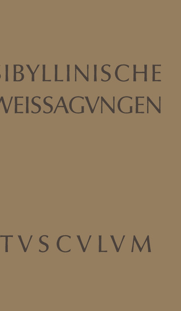 Sibyllinische Weissagungen Sibyllinische Weissagungen