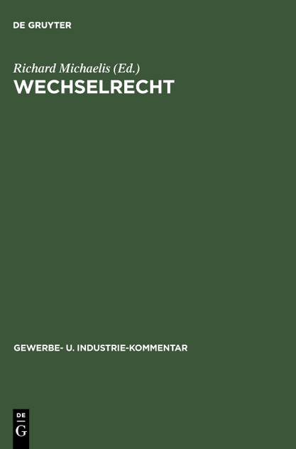 Wechselrecht Wechselrecht